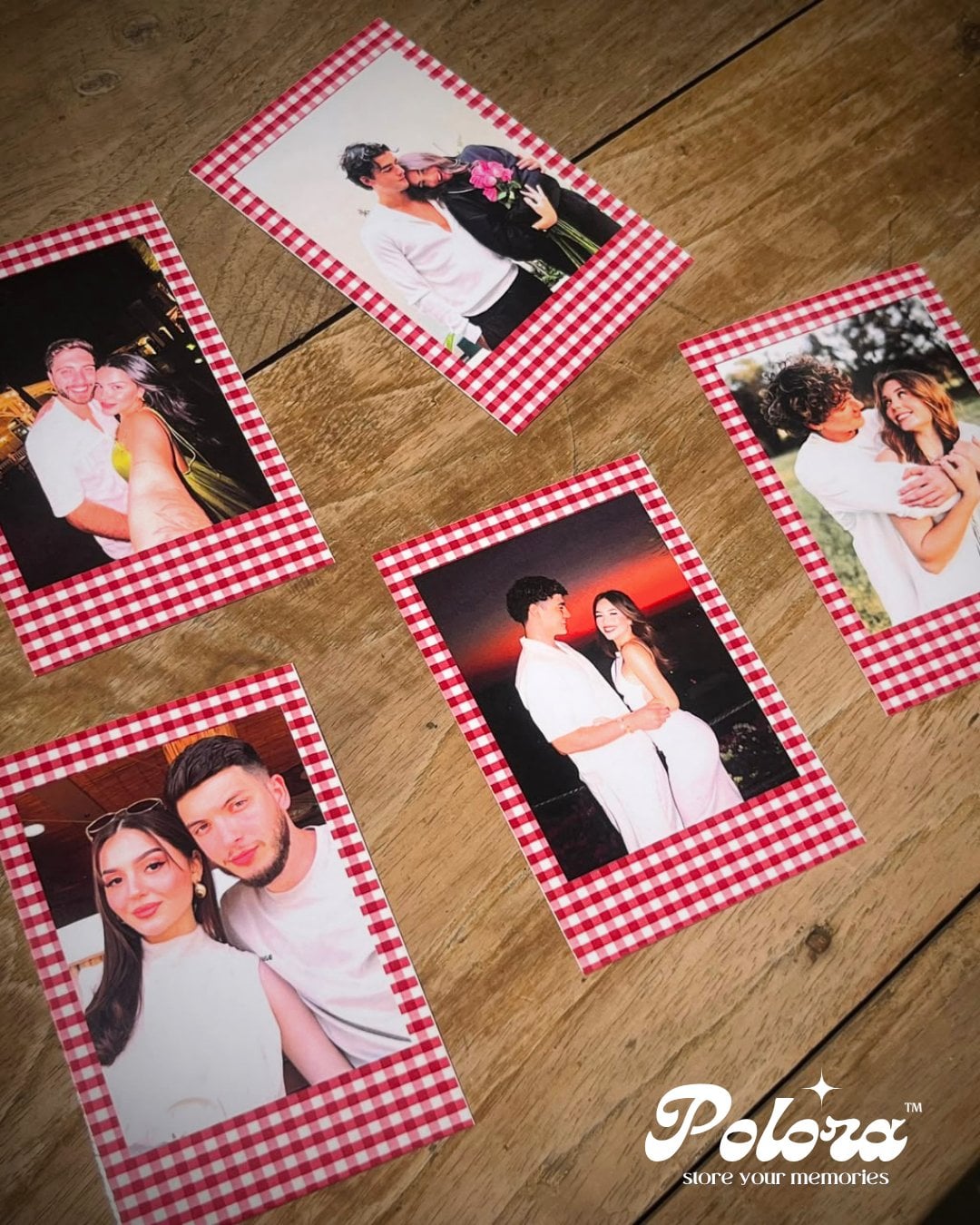 Gingham Polaroids